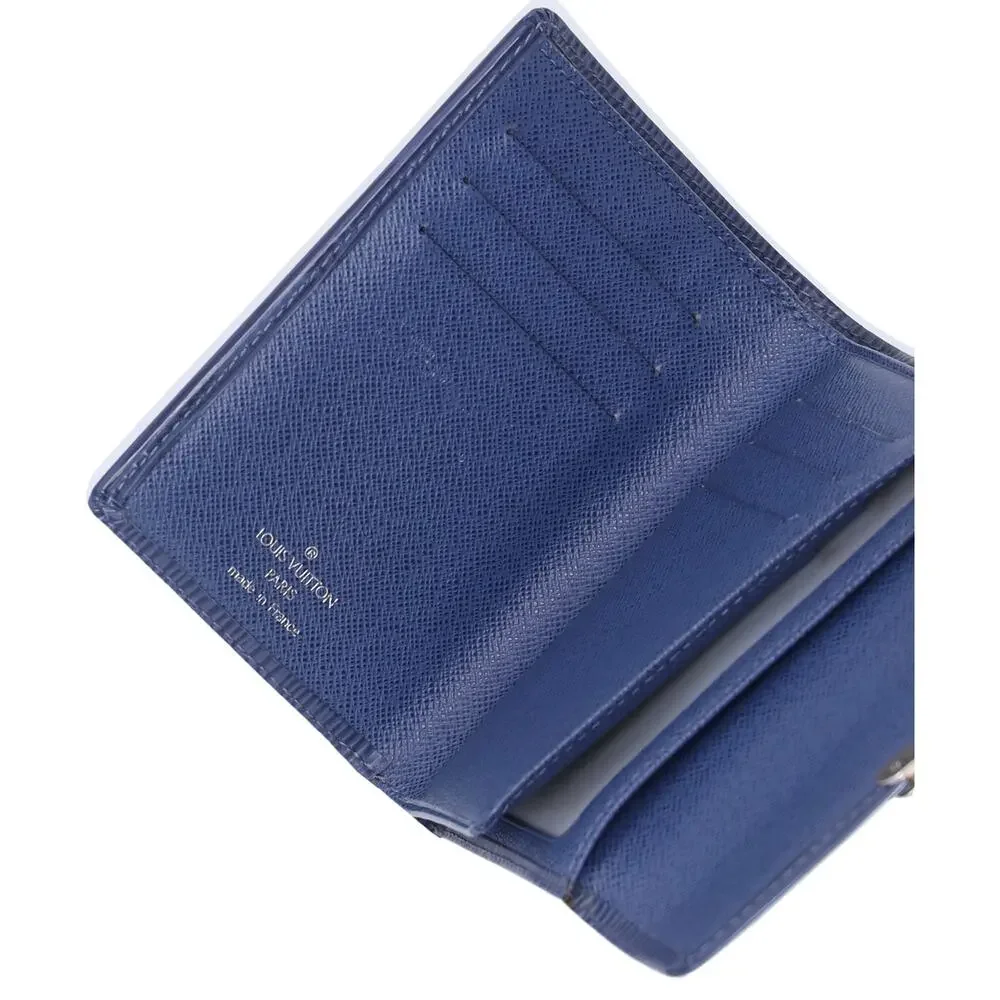 Louis Vuitton Koala Trifold Wallet M5801G Blue Myrtilles Epi Leather